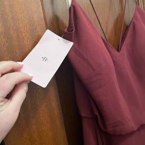 Jenny Yoo Inesse dress in Hibiscus